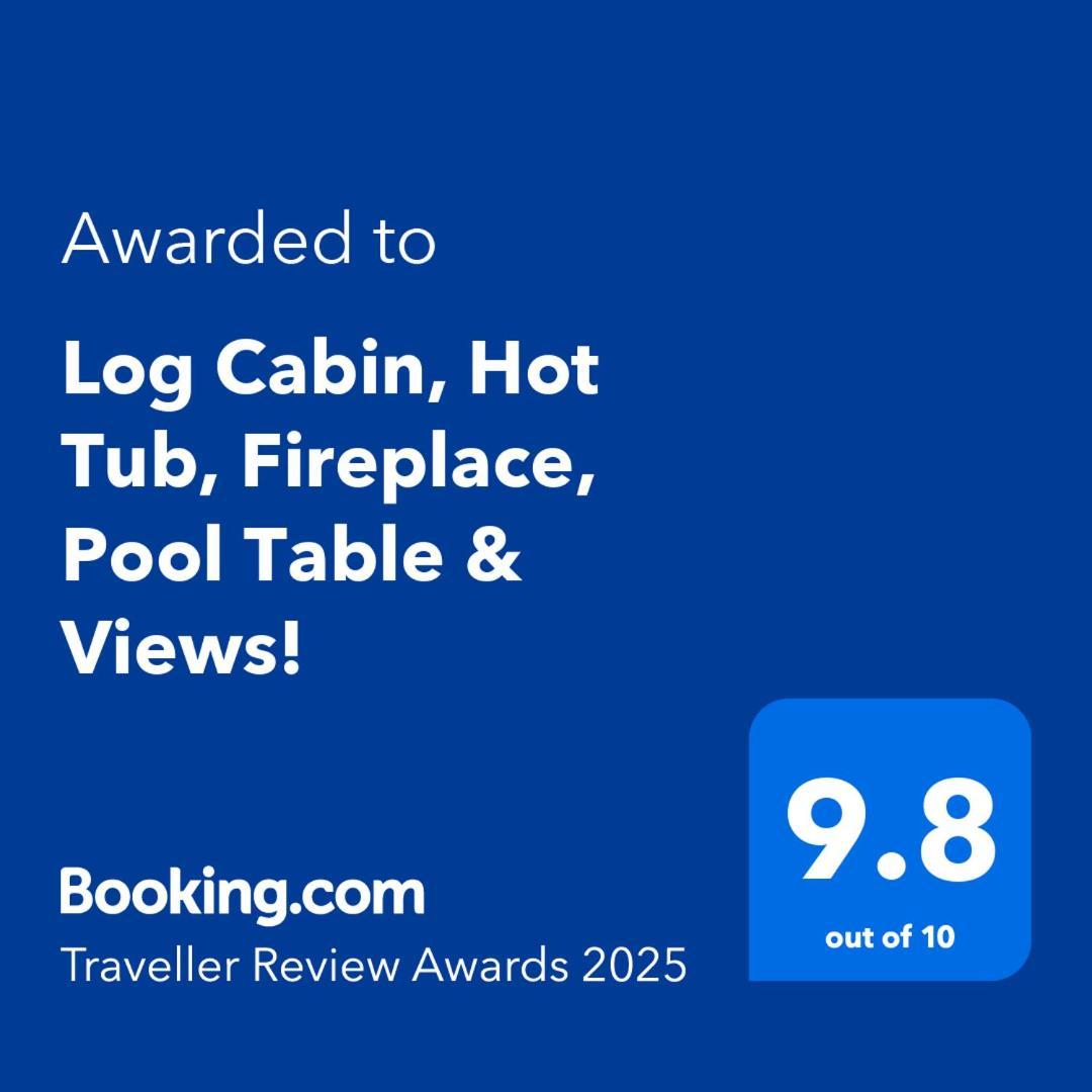 Log Cabin, Hot Tub, Fireplace, Pool Table & Views! Sevierville Luaran gambar